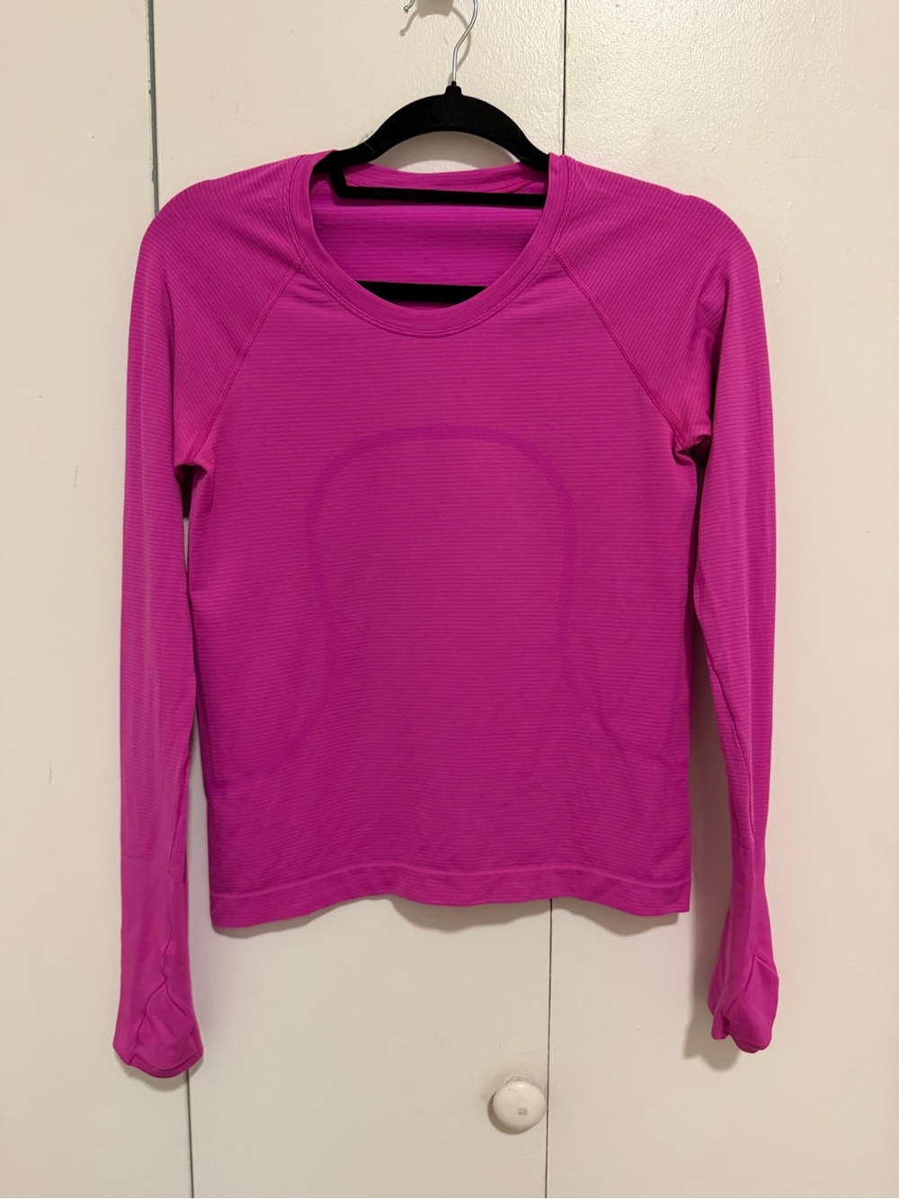 lululemon athletica Women's Long Sleeve Crew Top - Bright Fuchsia